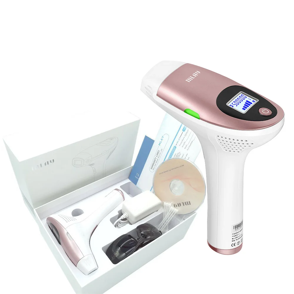 

T3 Hair Removal 3 In 1 Ipl Painless Epilator Permanent Bikini Trimmer Electric Depilador Lcd Home Use Hair Removal