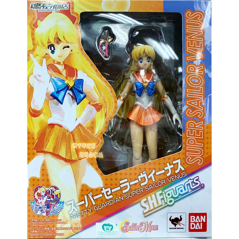 

BANDAI Оригинальный S.H.Figuarts Сейлор Мун Маки Nishikino Аниме фигурки героев модель игрушки «Сейлор Мун» для детей
