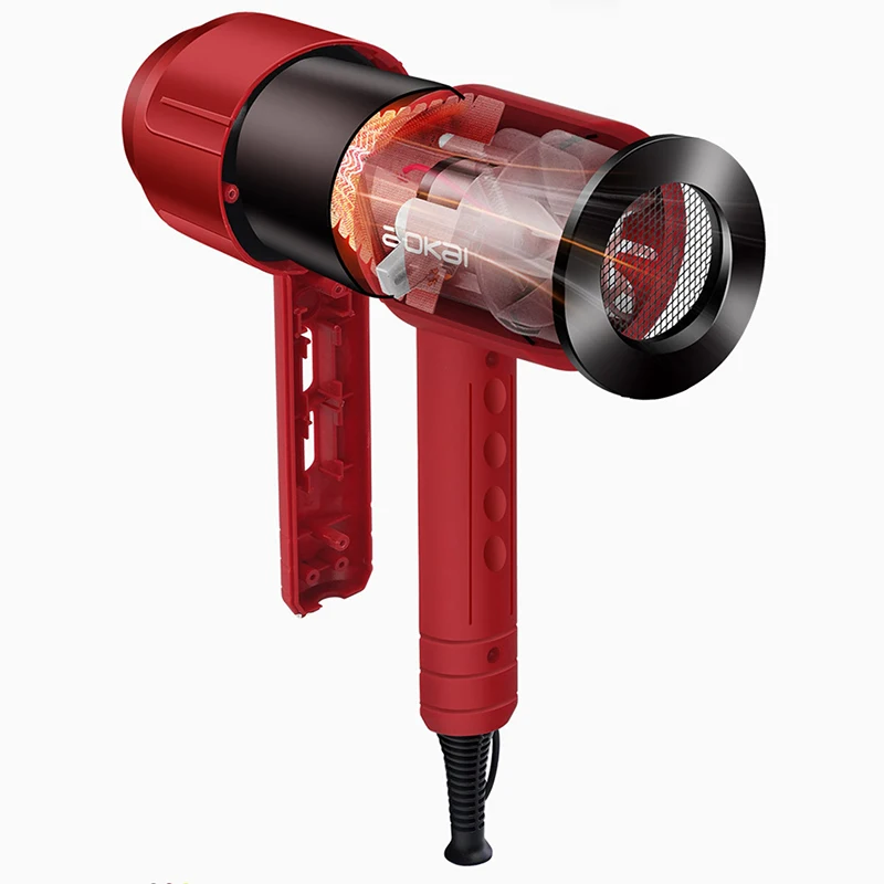 Фен профессиональный с горячим воздухом 2000 Вт 2 в 1 | Бытовая техника