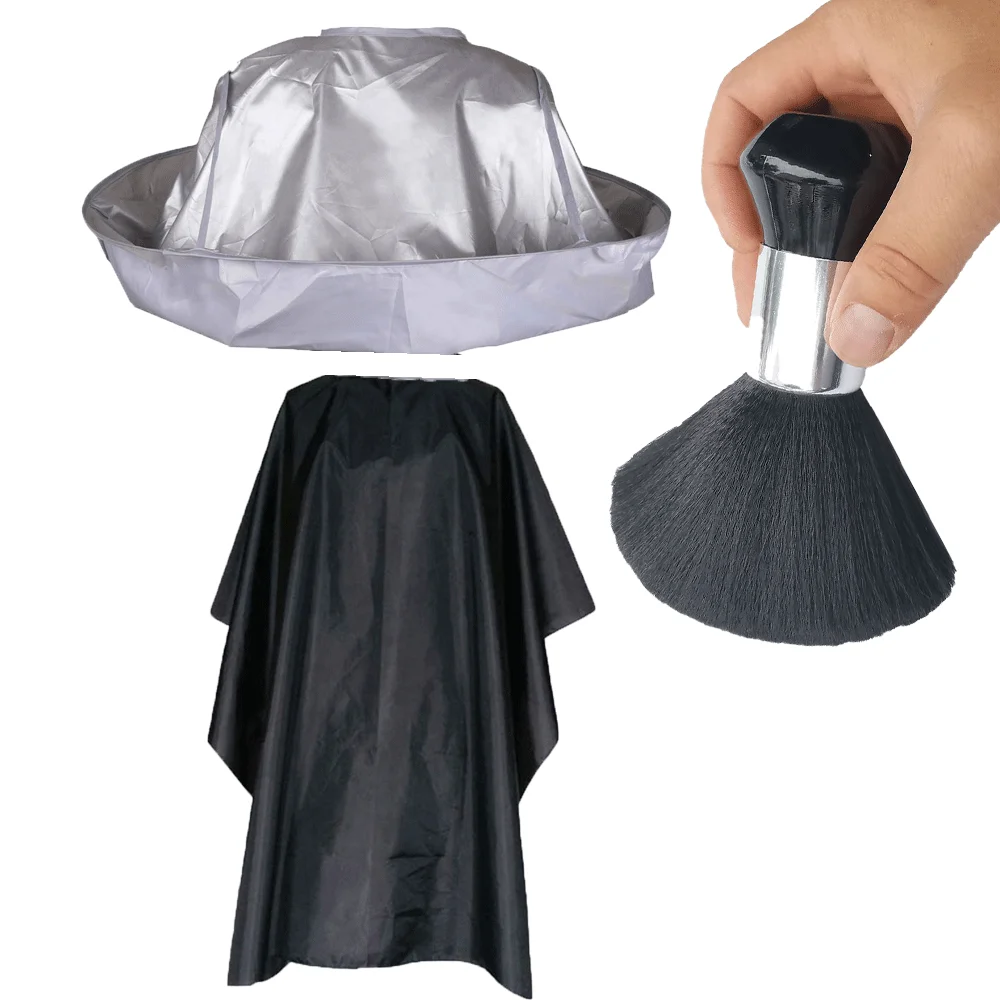 

Hair Cutting Cloak Umbrella Haircut Cape Hair Barber Gown Apron Cloth Waterproof Dye Salon Wrap DIY Hair Cutting Accessories