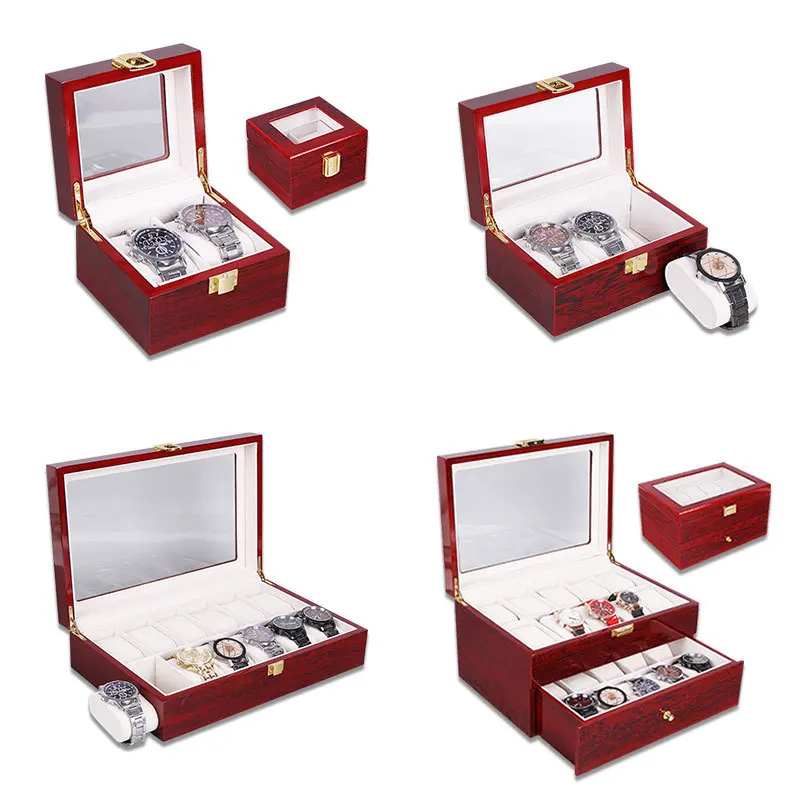 Высококачественная настольная витрина для размещения. Лакированная коробка