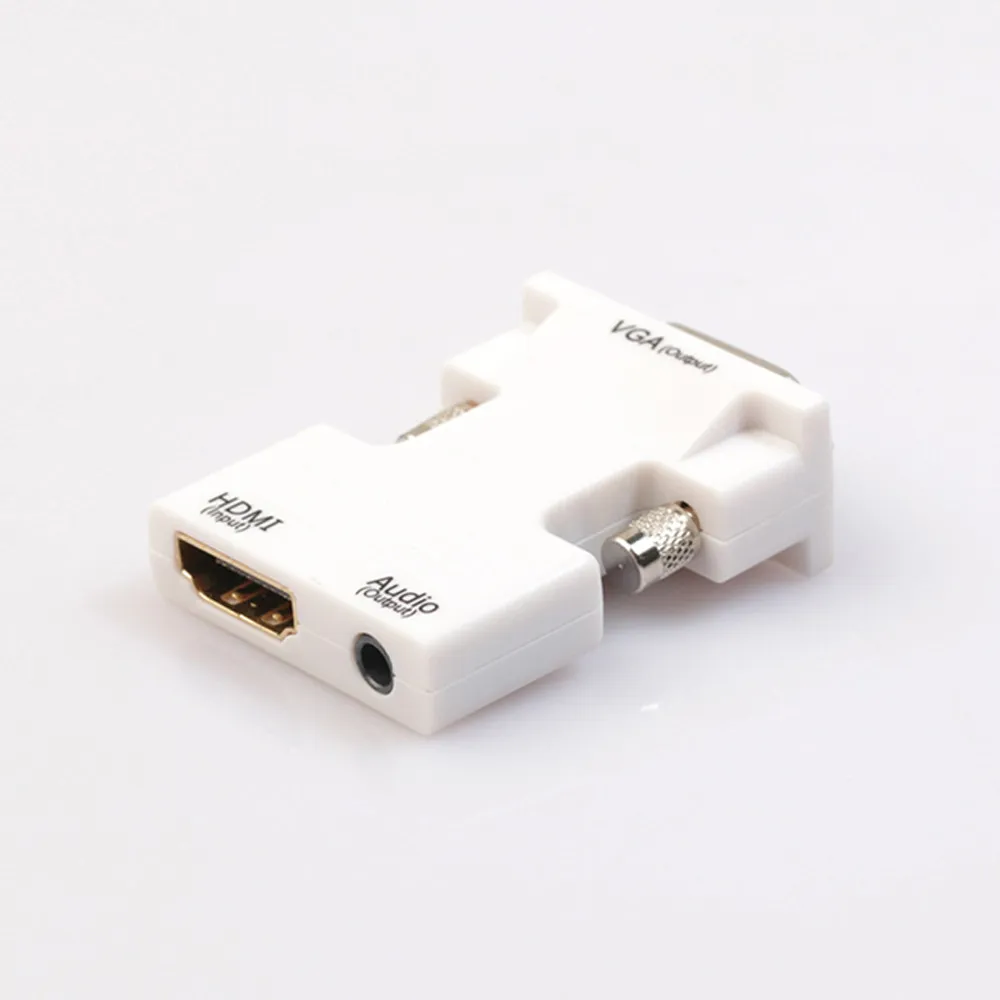 1080P HDMI типа Мама To VGA адаптер мужской цифро-аналоговые аудио и видео конвертер