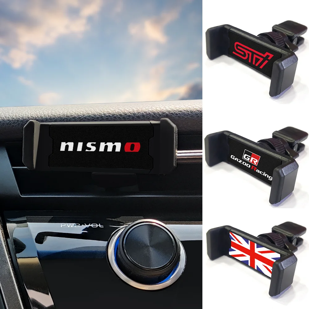 

In Car Air Vent Car Phone Holder For NISSAN nismo GPS Display Bracket Mobile Cell Phone Stand Support For iPhone Samsung XiaoMi