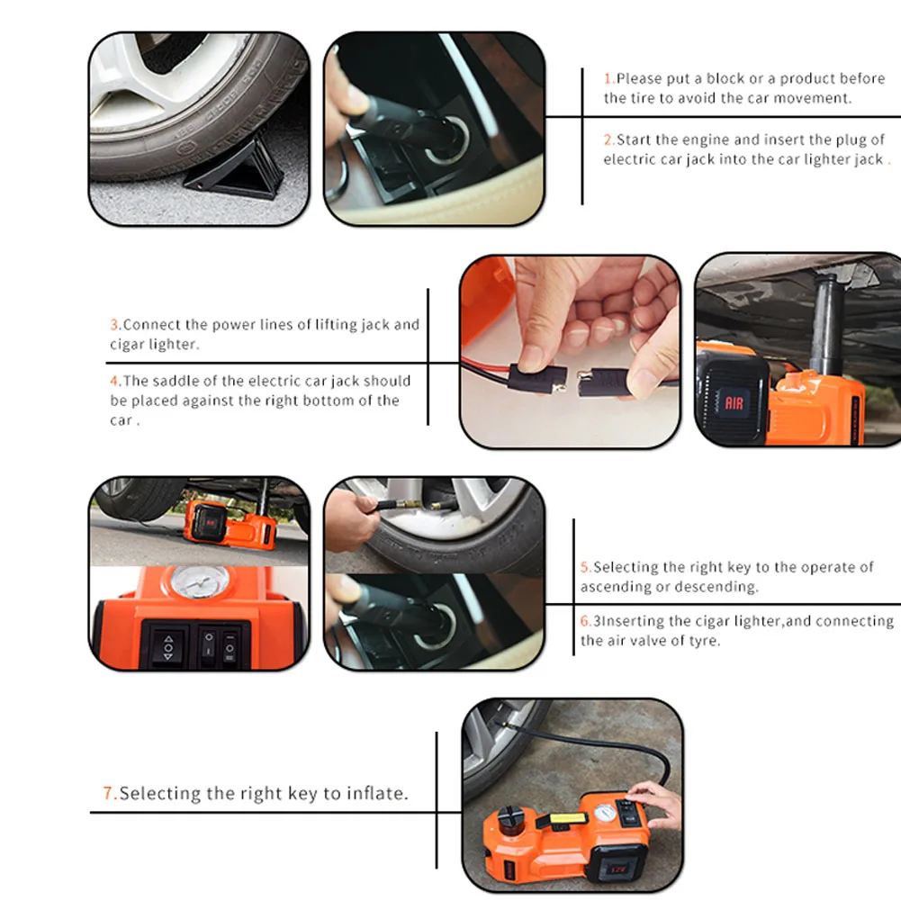 Mr Cartool 5t автомобильные домкраты 3 в 1 Электрический гидравлический Напольный