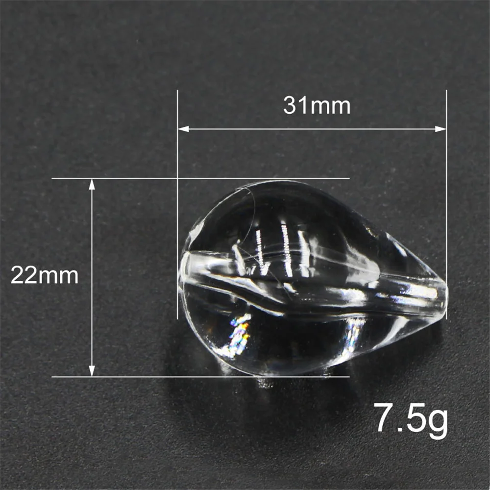 10 pcs Acrylic Bombard Fishing Float Sinking-down Float