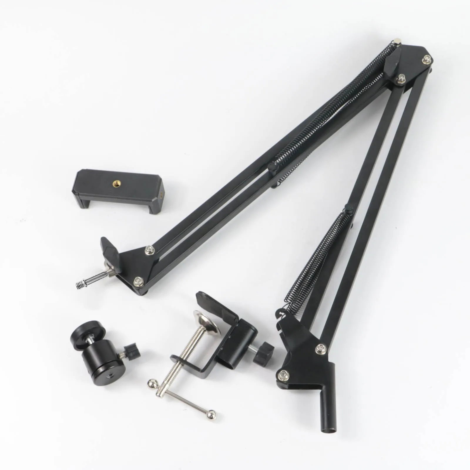 

360 Rotating Flexible Long Arms Mobile Phone Holder For iPhone Desktop Bed Lazy Bracket Phone Stand Metal Clamp Support