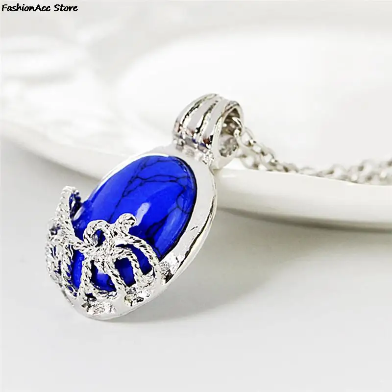 Модные украшения серебряный шарм вампира Дневники Кэтрин кулон Цепочки и