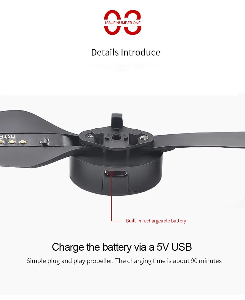 Для DJI Mavic 2 Pro LED Propeller Flash Word Blade Programmable Pattern Paddle Quick Releas Prop для Pro/Zoom|Пропеллеры| |