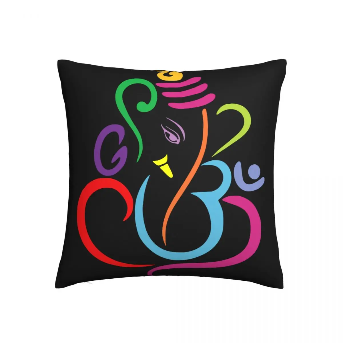 Индуийский бог Ганеш подушка чехол искусственная декоративная Ганеша Шива