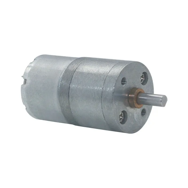 DC 12V 100RPM Micro 25mm Full Metal Gearbox Gear Motor Speed Reduction Mute Large Torque Slow D-shaft Low Noise | Обустройство дома
