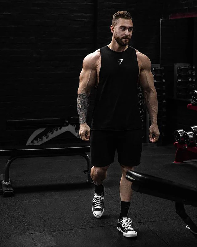 Жилет компрессионный мужской хлопок Быстросохнущий дышащий жилет для бега