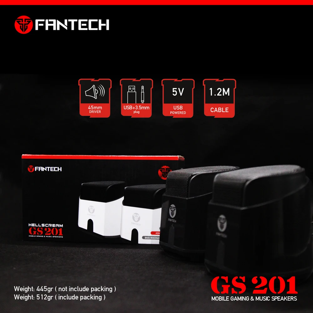 FANTECH GS201 музыка Динамик 3 5 мм и USB штекер элегантный дизайн подходит для офиса дома