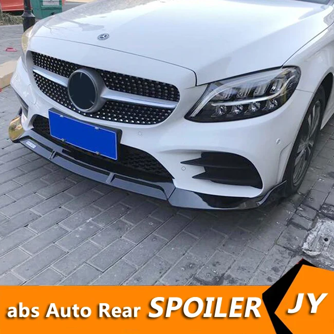 Для Mercedes-Benz W206 рассеиватель переднего бампера защитные бамперы для Benz C-Class C200 C180