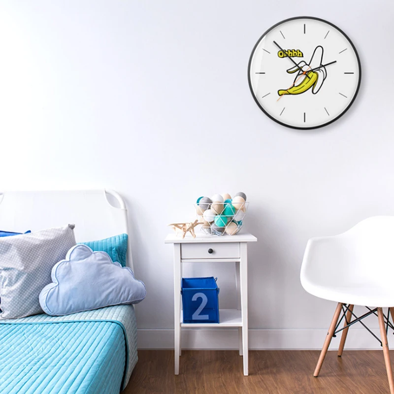 Часы настенные бесшумные в китайском стиле Простые индивидуальные современные