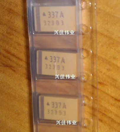 Оригинальный 20 штук/10V330UF 337 330 мкФ 10V D7343 D танталовый конденсатор с алюминиевой