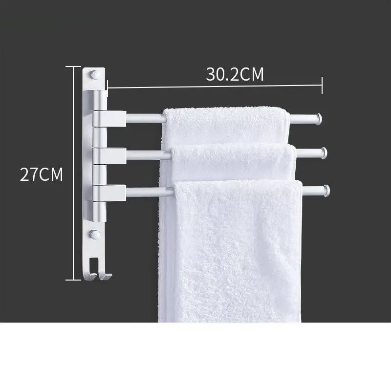 Estante Prateleira Parede Etagere Lazienka Estanteria Rotatable Salle De Bain Wall Shower Accessories Towel Rack Bathroom Shelf