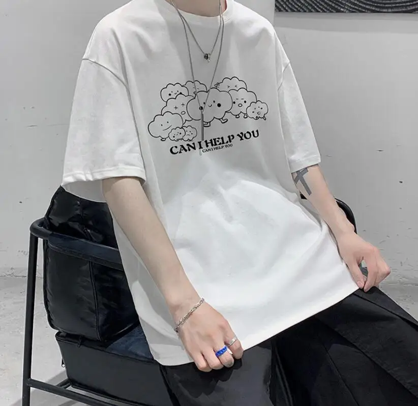 

2021 Summer Men T-shirt O-neck Short Sleeved Fashion Mens T-shirts Men's Tops