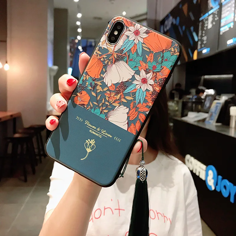 Чехол для OPPO K1 R15X RX17 Neo AX7 K3 Realme X A9 F11 Pro Reno 2 A7 A5S чехол в китайском стиле с тиснением