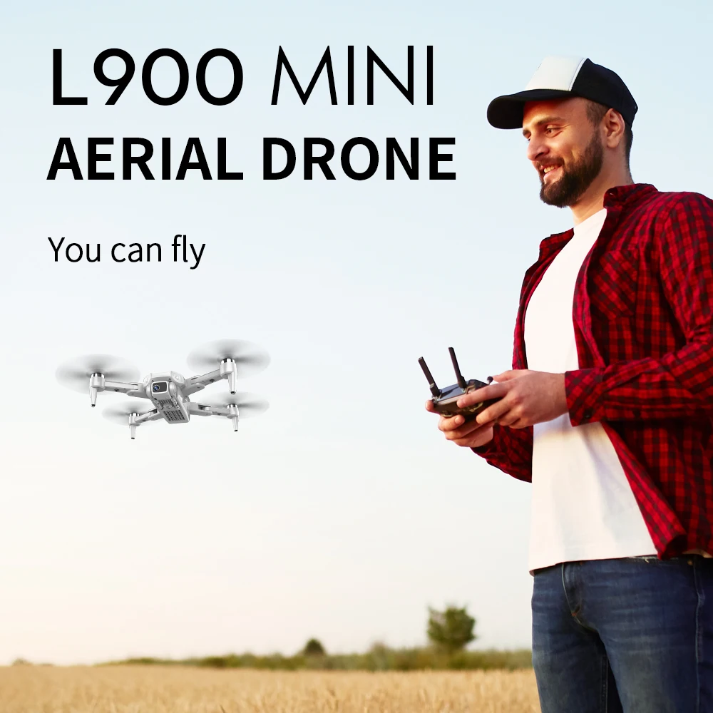 GPS Дрон NYR L900Pro складной Квадрокоптер с двойной камерой 4K расстояние 1200 м