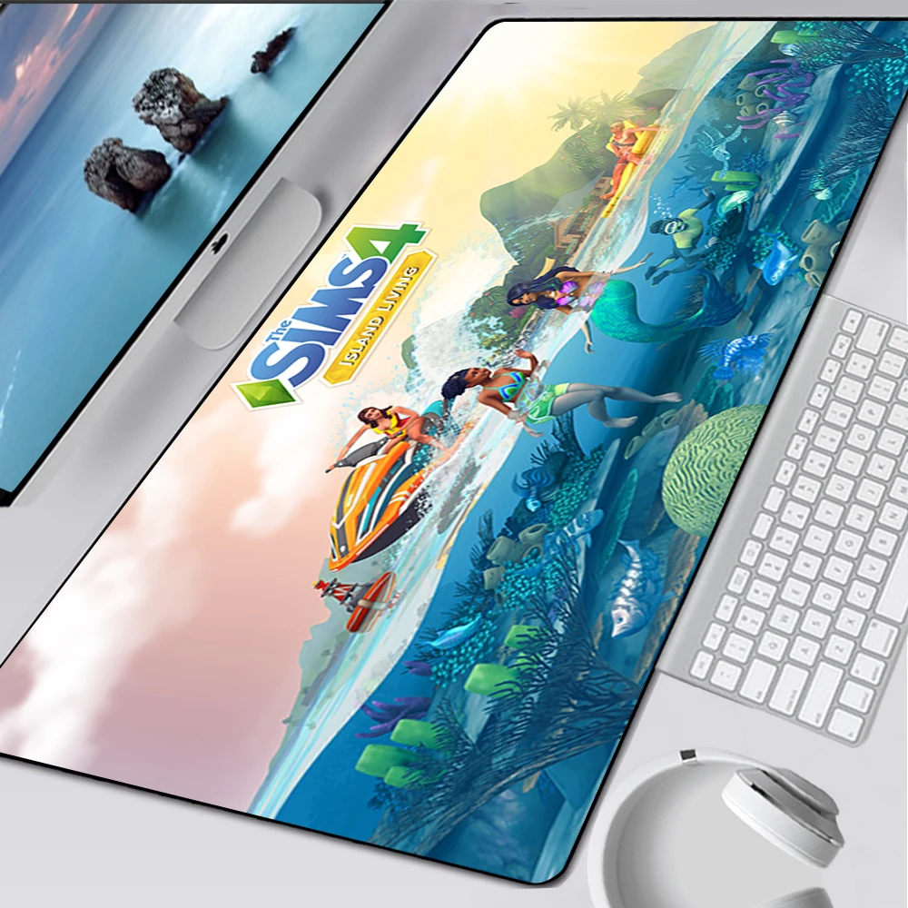 

The Sims 4 Large Gaming Mouse Pad Computer Office Mousepad PC Gamer Mouse Mat Laptop Mausepad Mouse Carpet Keyboard Mat Desk Pad