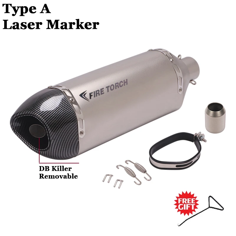 

Универсальный 51 мм R77 Escape Moto выхлопной мотоциклетный глушитель для мотокросса, крышка трубы для HONDA R6 Z900 MT07 NK250 MT09 велосипед