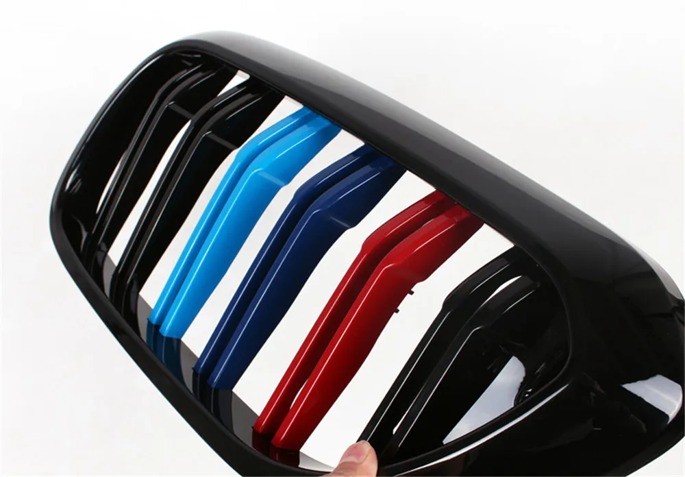 G30 M5-style ABS Gloss 3-color Car-styling передний бампер Racing решетка для BMW New 5-Series 2017 2018 |