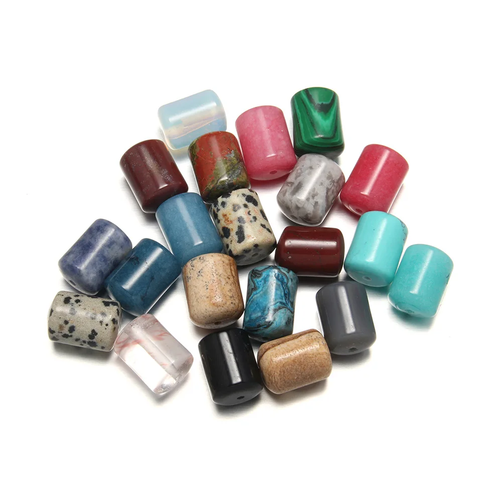 

10Pcs Mixed Semi-precious Stones Natural Stone Beads For DIY Jewelry Making Earring Gift For Women Accessories Wholesale