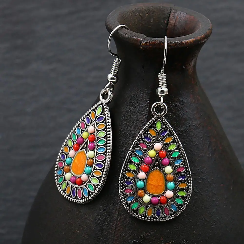 

50%HOT Earring Retro Bohemian Vintage Ear Ring Dangle Eardrop for Dressing Room