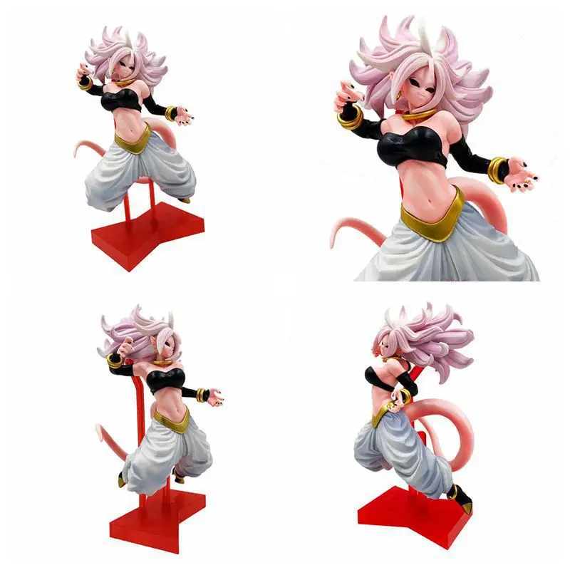 

Anime Dragon Ball Super Female Buu Limited Edition 22CM Model Boxed Hand-made Anime Character Collection Decoration