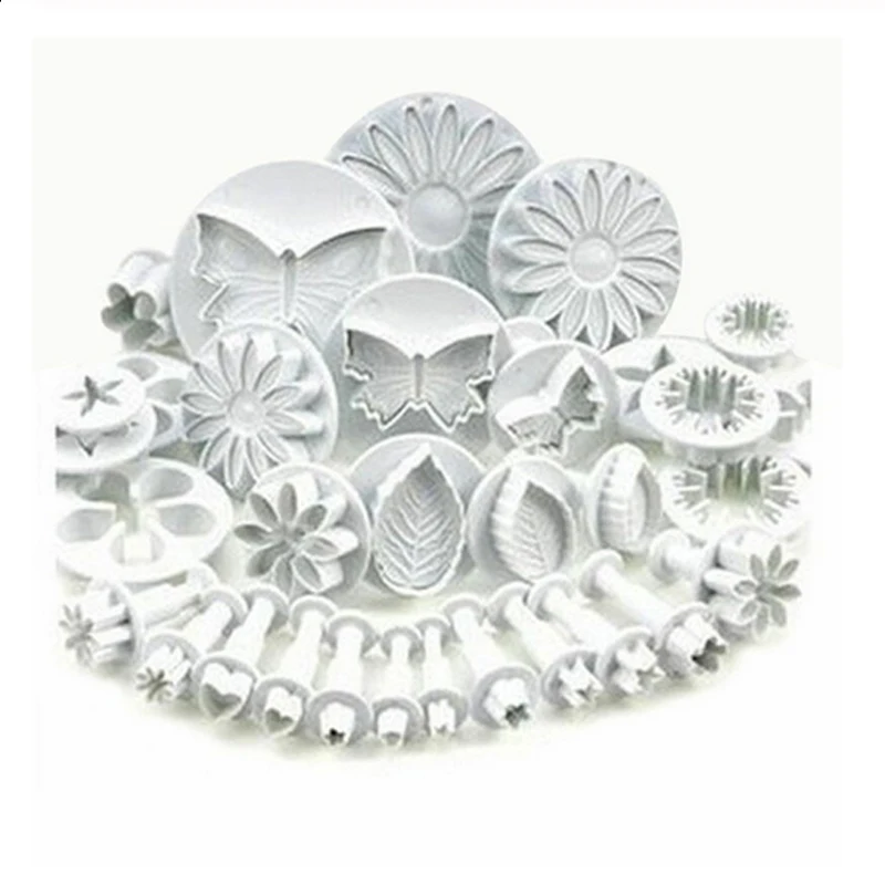 33 шт./компл. сахарный пирог набор инструментов для декора Fondant (сахарная) вырубки