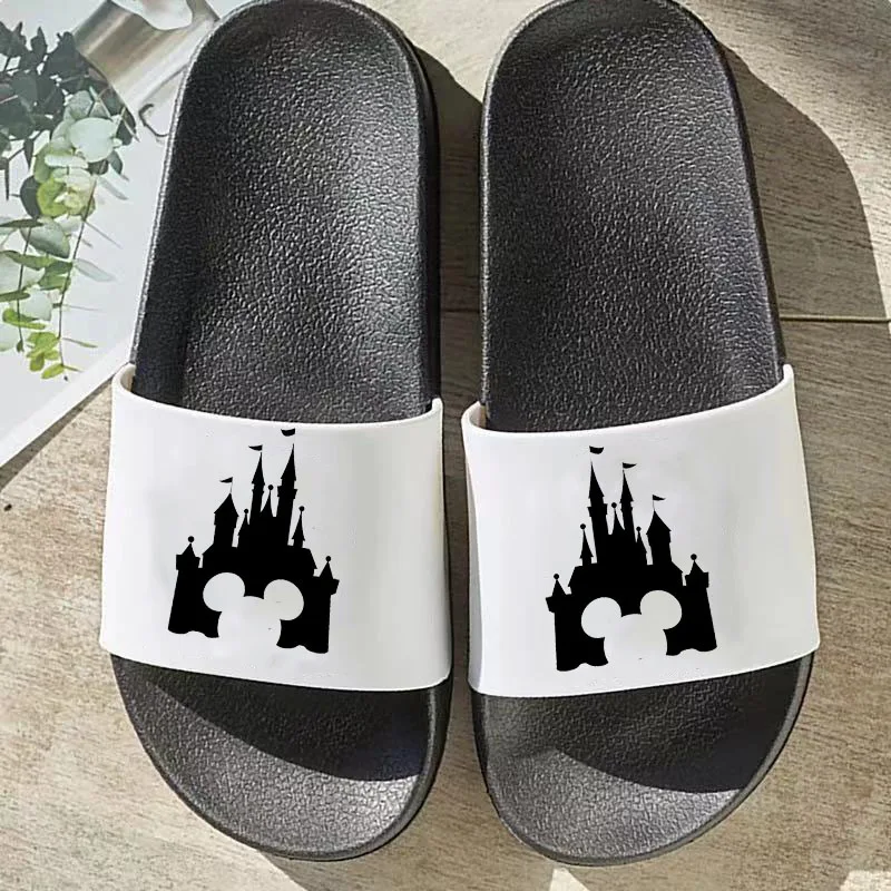 

Summer Slippers Women mouse head non-slip wear slippers Beach Sandals Fashion Open Toe Slides cartoon slippers Indoor Slippers