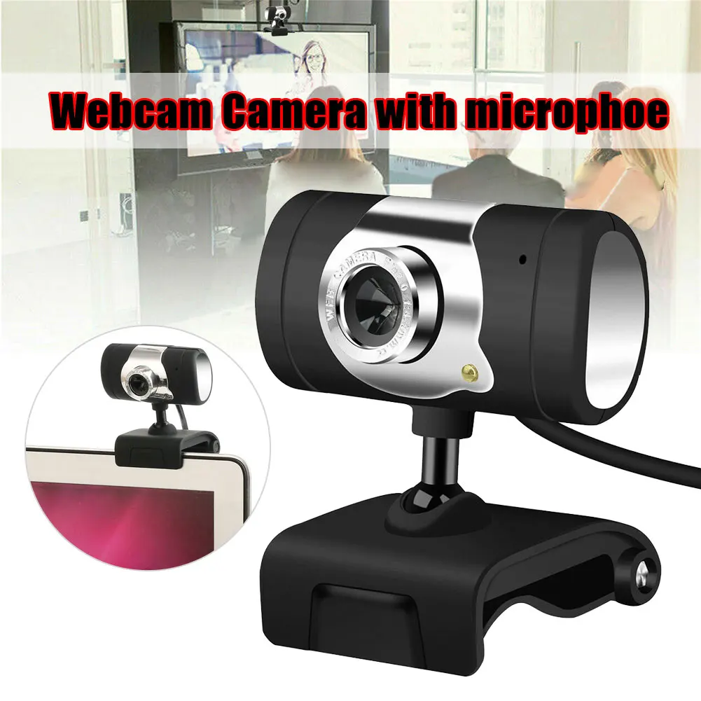 

Веб-камера HD, USB-камера для записи видео, вращающаяся веб-камера с микрофоном для ноутбуков, настольных компьютеров