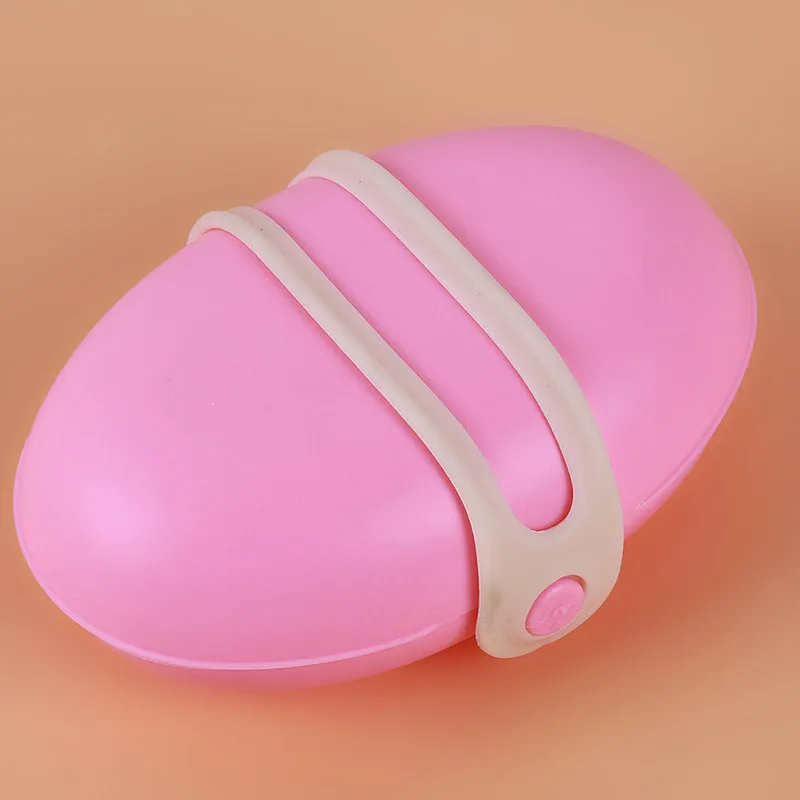 

Creative Fashion Kitchen Bathroom Storage Dish Plastic Soap Holder Case Silicone Lock Portable Shower Travel Soap Box