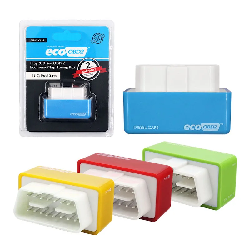 Адаптер Nitro OBD2 EcoOBD2 15% для экономии топлива более мощный блок настройки чипа ECU