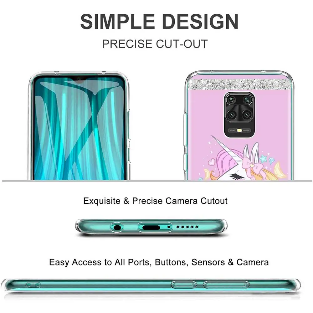 

Hippo Unicorn Horse Soft Case for Xiaomi Redmi Note 8T 9S 6 7 8 9 Pro K20 K30 Pro 6A 7A 8A 9A 9C Silicone Cover