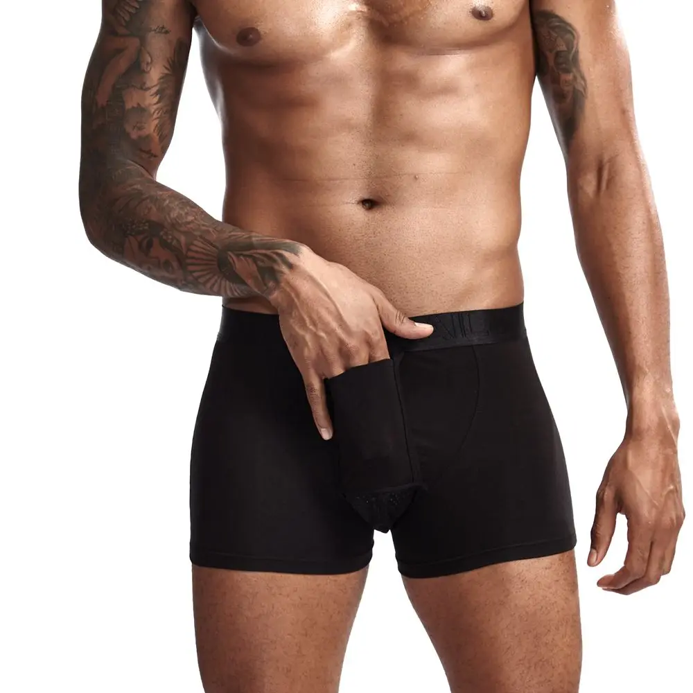 JOCKMAIL модал Мужское нижнее белье боксершортики сетка Мошонка уход капсула функция молодежное здоровье сеульская выпуклая разделительная пестрые трусы