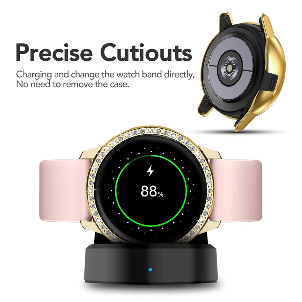 Для Samsung Galaxy Watch Active 2 40 мм 44 Жесткий Чехол для часов из поликарбоната модный