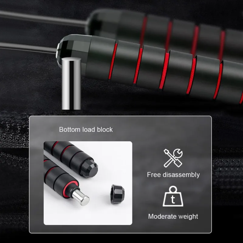 

Jump Rope Tangle-Free Rapid Speed Jumping Rope Cable with Ball Bearings Steel Skipping Rope Gym Fitness