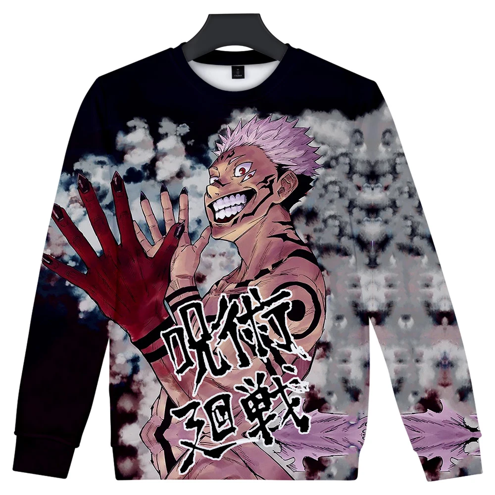 

jujutsu kaisen 3D Printed O-Neck Sweatshirt Women/Men Fashion Long Sleeve Sweatshirts Hot Sale Streetwear Clothes