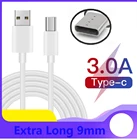 Удлинитель USB Type-C 9 мм для Umidigi S2Pro Ulefone Power 3sFuture Crystal Charger USB-C Cabel, кабель для зарядки
