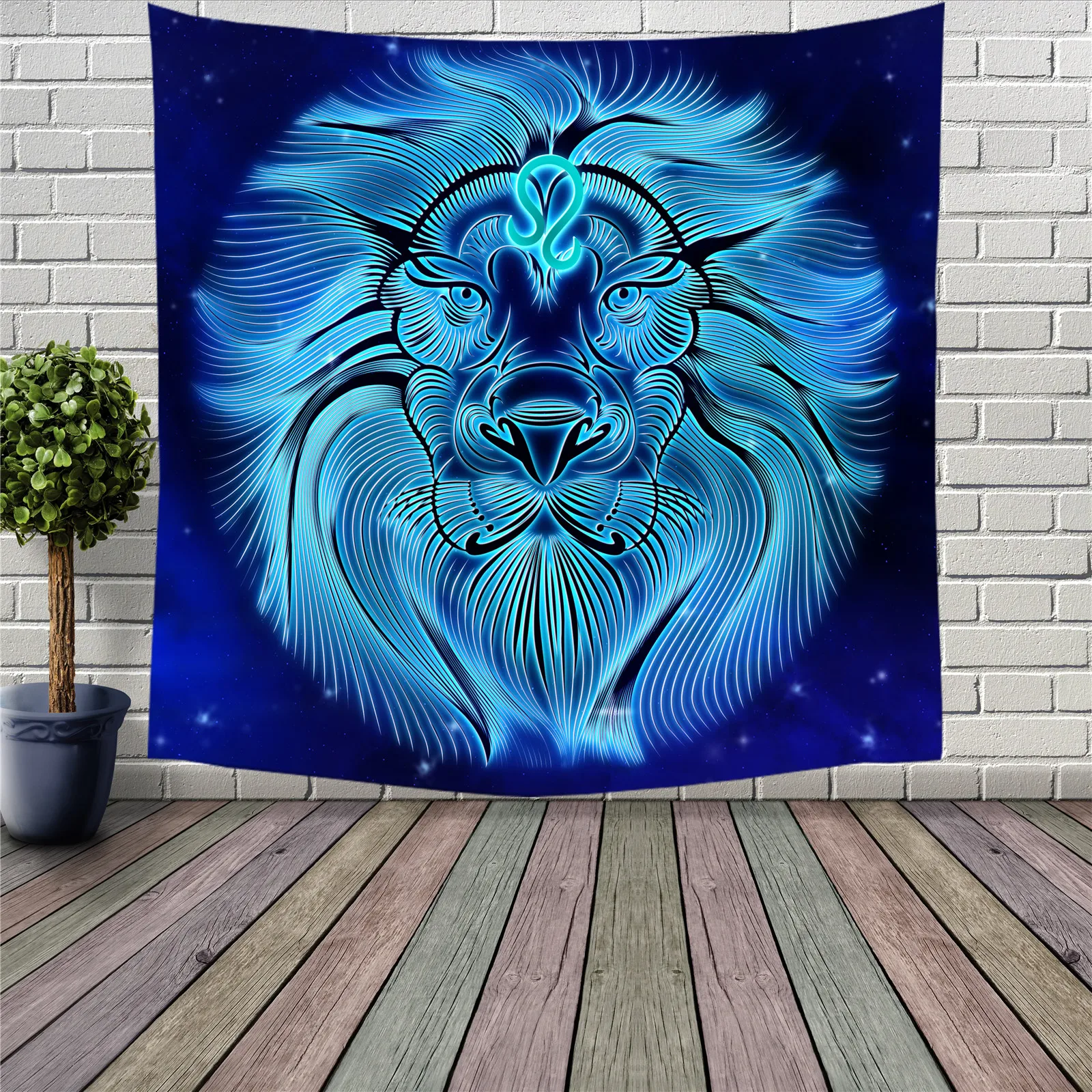 Созвездие овна Рак Скорпион узор Астрология гадание 3D гобелен настенный арт