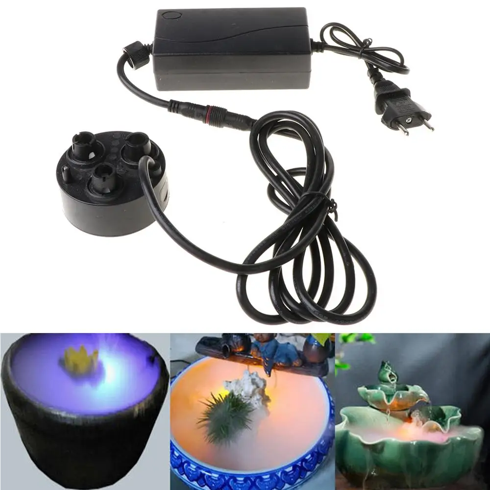 3 головки распылитель ультразвуковой увлажнитель воздуха ЕС вилка|Увлажнители