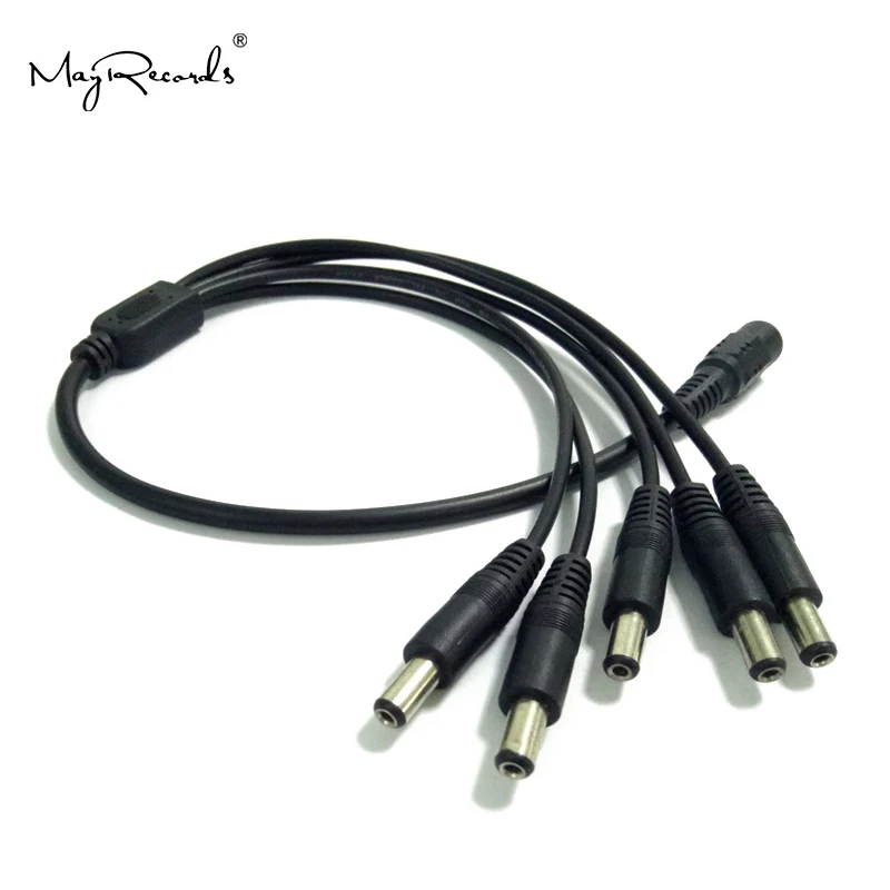 Бесплатная доставка разветвитель для камеры видеонаблюдения 2 1 мм 5 портов