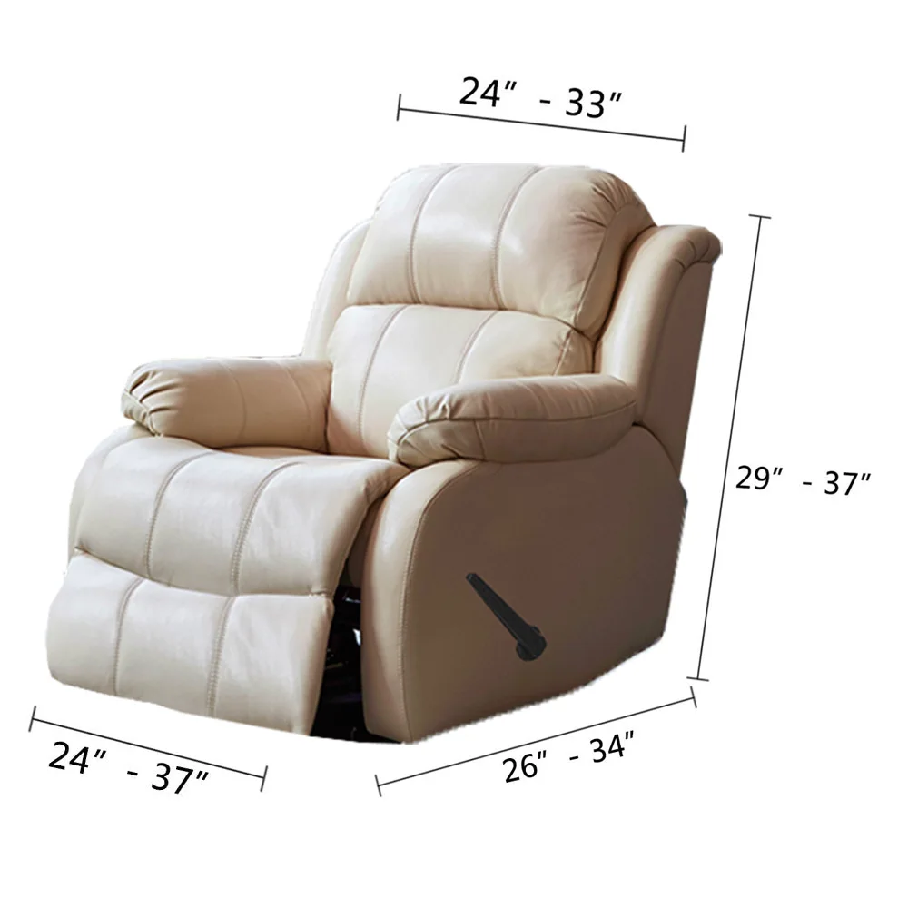 

Sofa Bed Cover High Elasticity Solid Color All-Inclusive Rocker Cover Thick Fabric Sofa Cover Recliner Cover