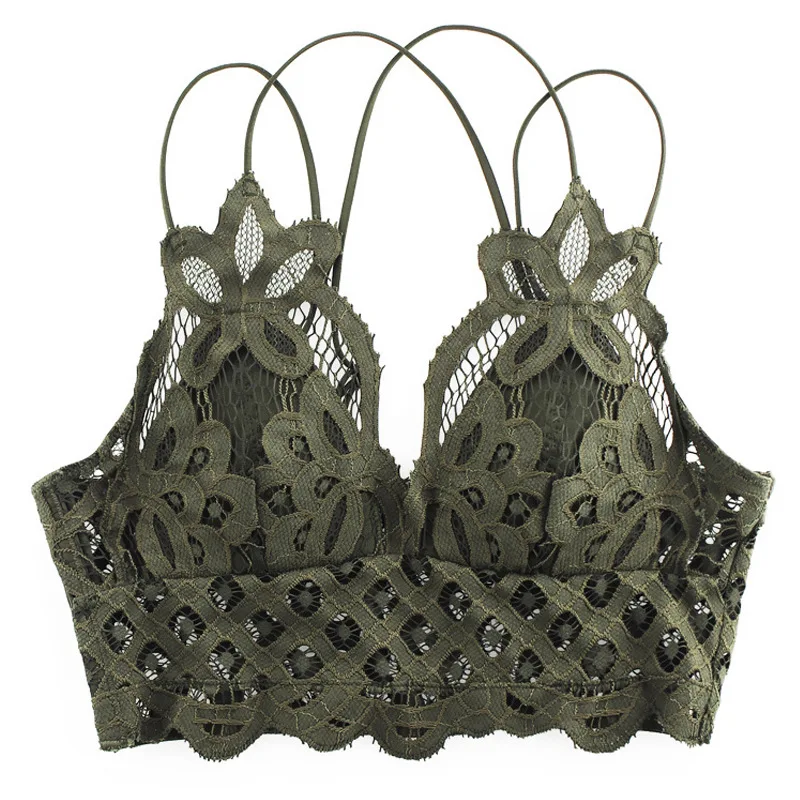 

Французское нижнее белье, кружевной бюстгальтер, тянущийся полноразмерный бесшовный кружевной бюстгальтер без косточек с эффектом пуш-ап, ...