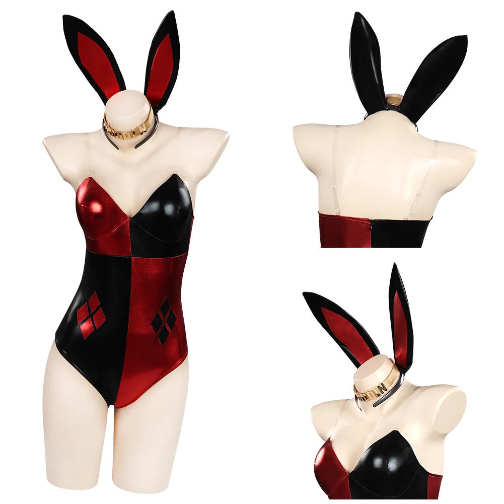 Костюм для косплея девочки Джокер Банни платье комбинезон наряды Хэллоуин
