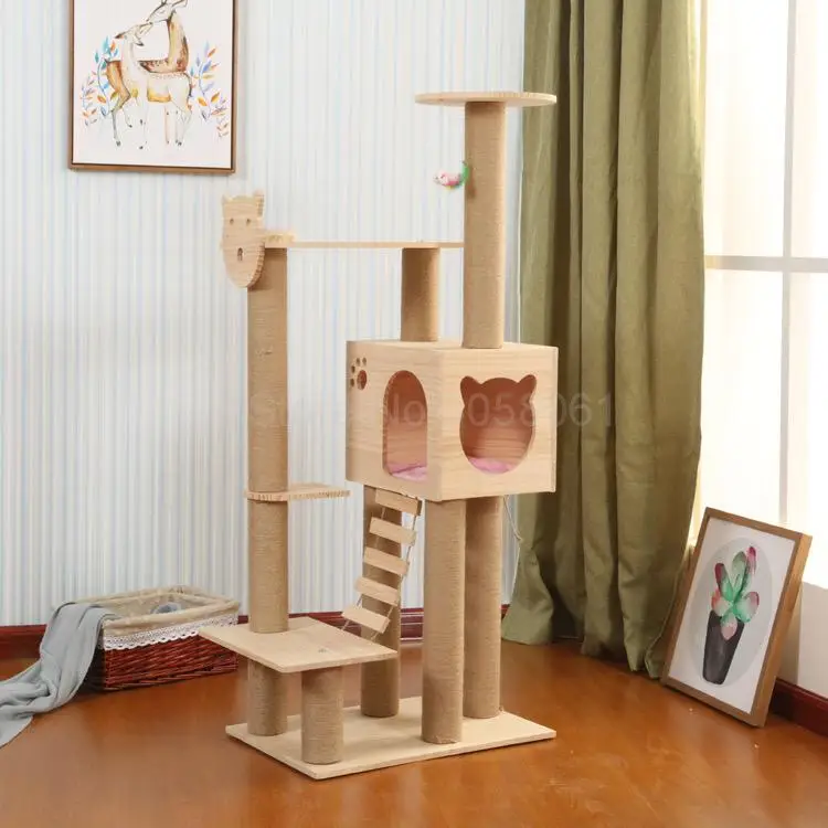 Товары для домашних животных Большая рама скалолазания кошки игрушка Когтеточка