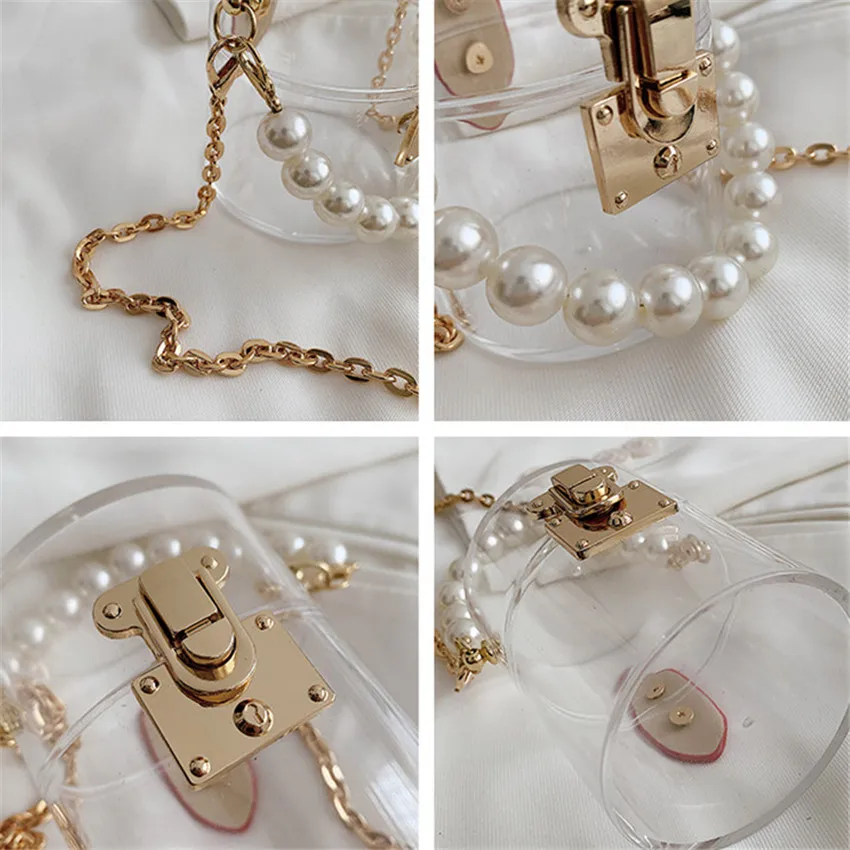 TOYOOSKY прозрачная акриловая сумка-тоут пластиковая коробка из ПВХ женская летняя