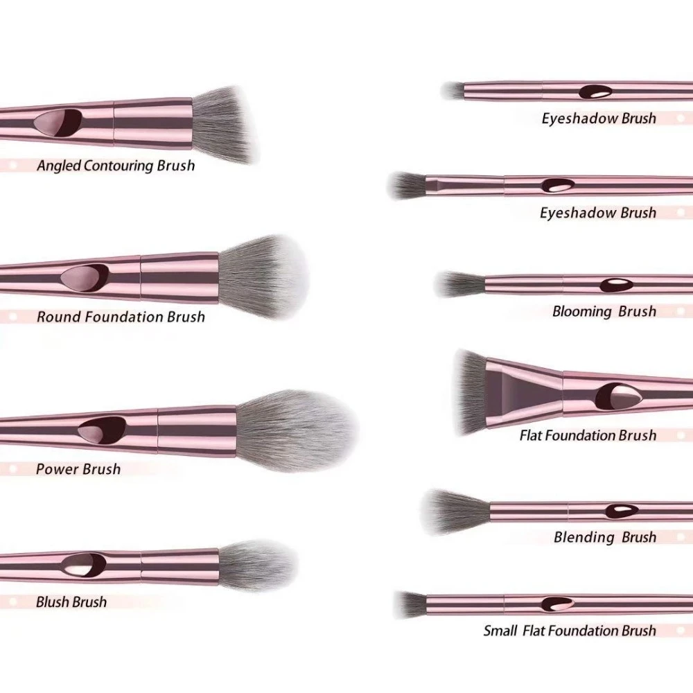 Новинка 10 кистей для макияжа влажной и дикой пудры с радиапосылка том набор