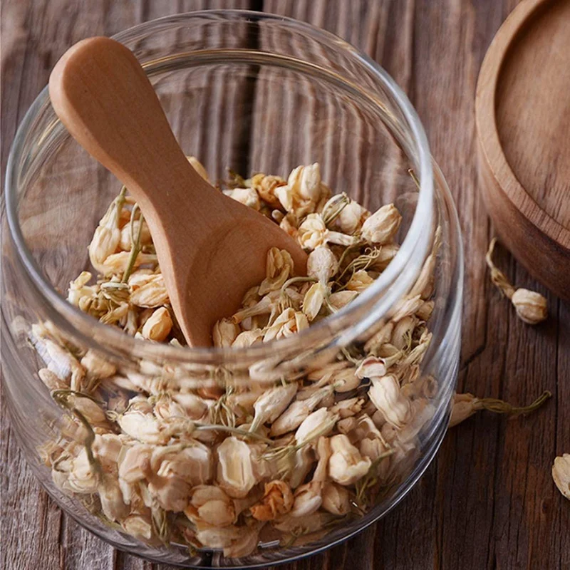 

30Pcs Small Wooden Salt Spoons Mini Sugar Seasoning Condiments Baby Solid Wood Honey Teaspoon Coffee Tea Jam Mustard Ice